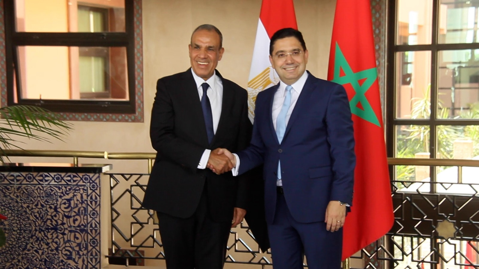 وزير خارجية مصر ونظيره المغربي