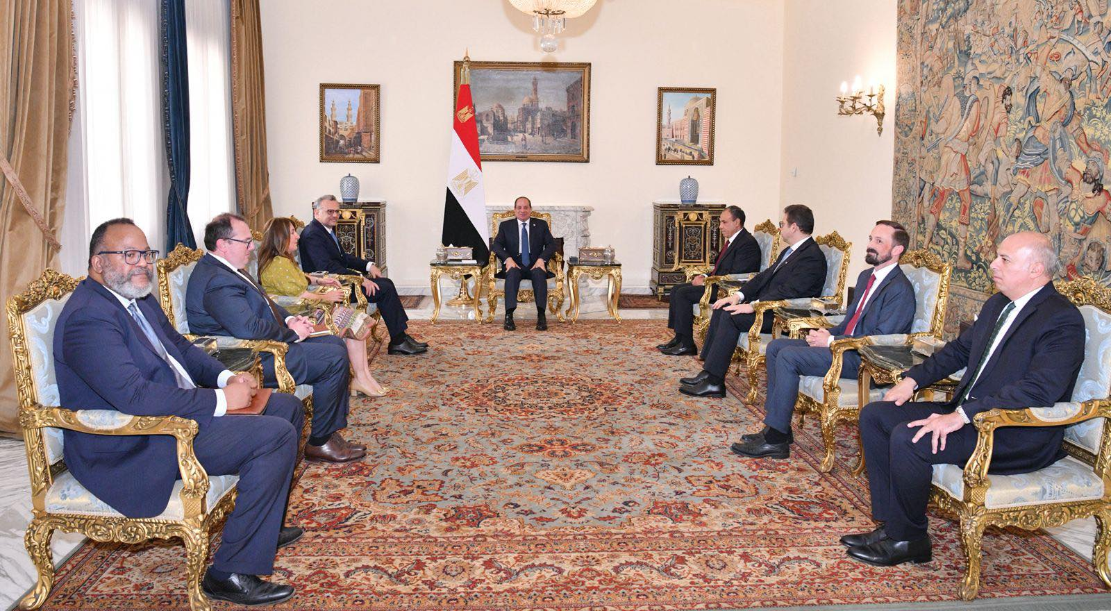 الرئيس السيسي يلتقى كبير مستشاري الرئيس الأمريكي