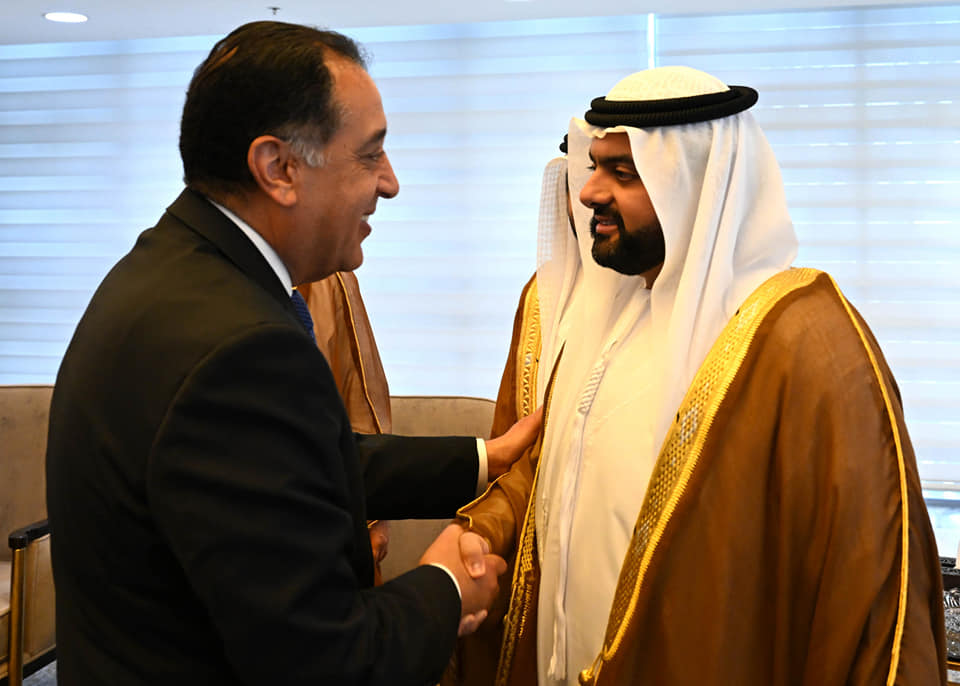 وفد إماراتي كبير فى زيارة لمصر