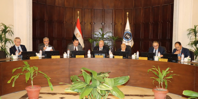 إجتماع مجلس أمناء جامعة الإسكندرية الأهلية
