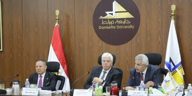 إجتماع المجلس الأعلي للجامعات فى دمياط