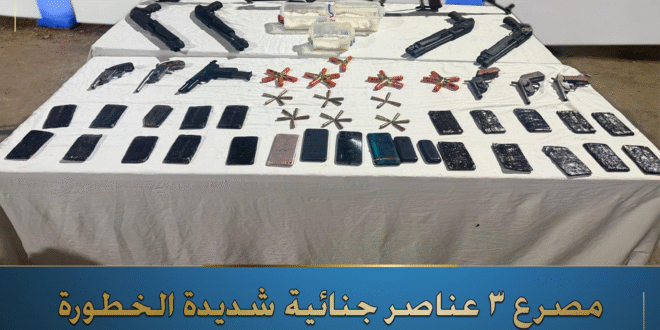 مخدرات وسلاح مع عناصر إجرامية