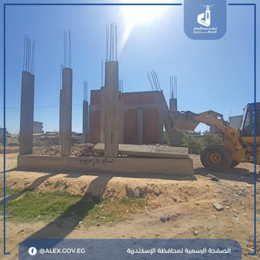 حملات إزالة للتعديات على الأراضي فى اول يوم العيد