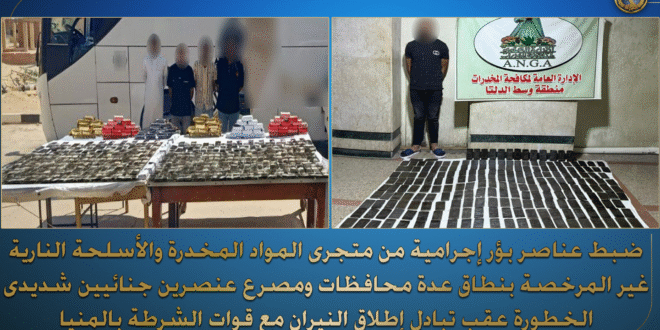 ضبط مخدرات وسلاح بـ 50 مليون جنيه
