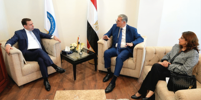 وزير البترول مع وفد شركة شل العالمية