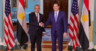 وزير الخارجية المصري مع نظيره الأمريكي
