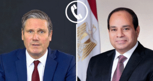 الرئيس المصري ورئيس وزراء بريطانيا