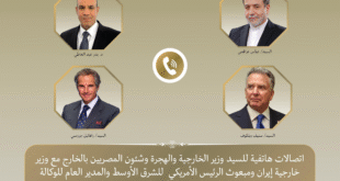 وزير الخارجية المصريوإتصالات دولية