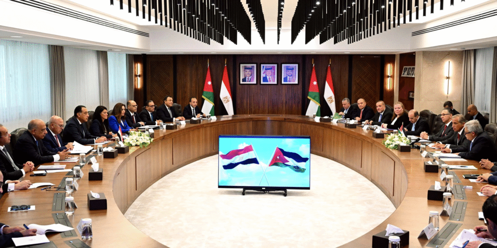 إجتماعات مصرية اردنية لبحث التعاون المشترك